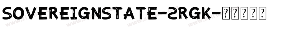 SovereignState-2RgK字体转换