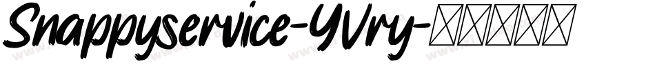 Snappyservice-YVry字体转换