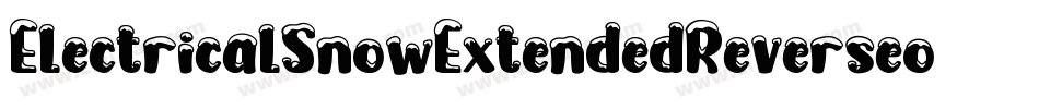 ElectricalSnowExtendedReverseoblique-noDO字体转换