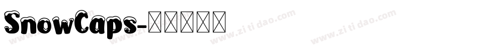 SnowCaps字体转换
