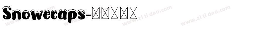 Snowecaps字体转换