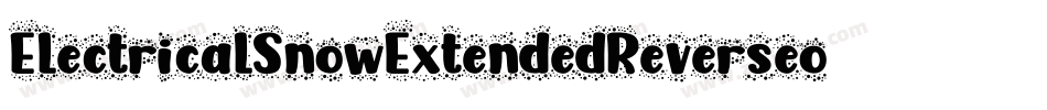 ElectricalSnowExtendedReverseoblique-noDO字体转换