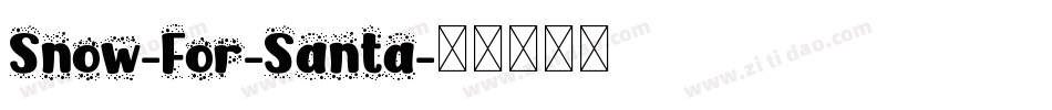 Snow-For-Santa字体转换