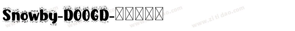 Snowby-DO0GD字体转换