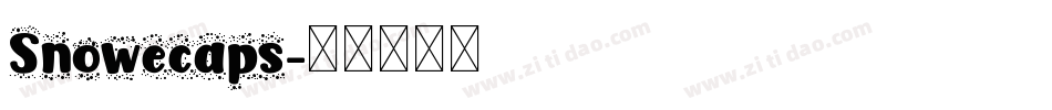 Snowecaps字体转换