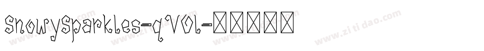 SnowySparkles-qVOl字体转换