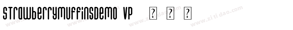 StrawberryMuffinsDemo-vp07字体转换