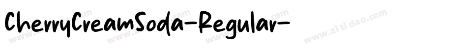 CherryCreamSoda-Regular字体转换