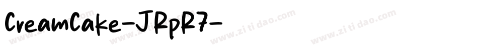 CreamCake-JRpR7字体转换