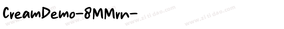 CreamDemo-8MMrn字体转换