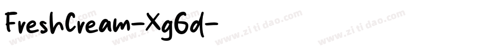 FreshCream-Xg6d字体转换