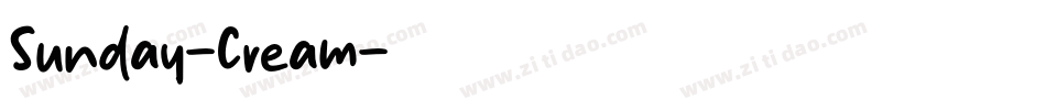 Sunday-Cream字体转换