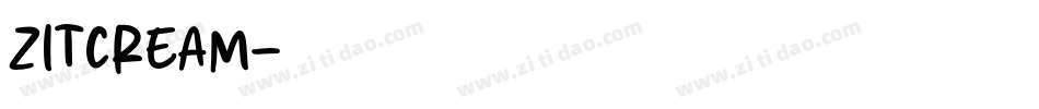 ZITCREAM字体转换