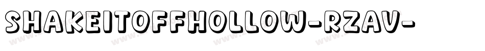 ShakeItOffHollow-RzAv字体转换