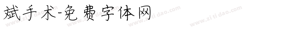 斌手术字体转换