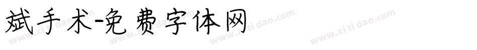 斌手术字体转换