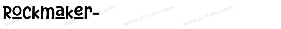Rockmaker字体转换