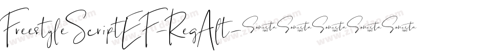 FreestyleScriptEF-RegAlt字体转换 FreestyleScriptEF-RegAlt字体转换