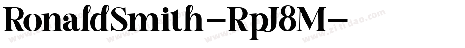 RonaldSmith-RpJ8M字体转换