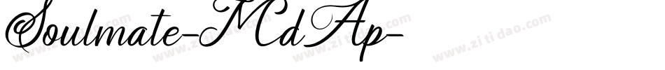 Soulmate-MdAp字体转换