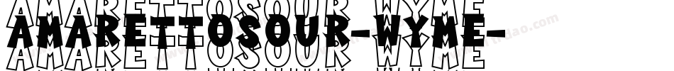 AmarettoSour-WyME字体转换