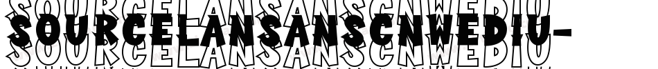SourcelansansCNwediu字体转换