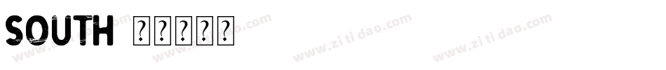 South字体转换