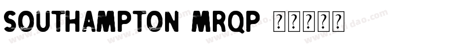 Southampton-MRqp字体转换