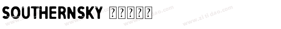 Southernsky字体转换