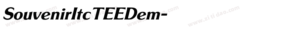 SouvenirItcTEEDem字体转换 SouvenirItcTEEDem字体转换