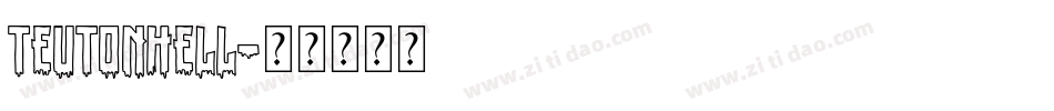 TeutonHell字体转换