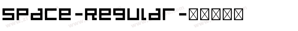 Space-Regular字体转换