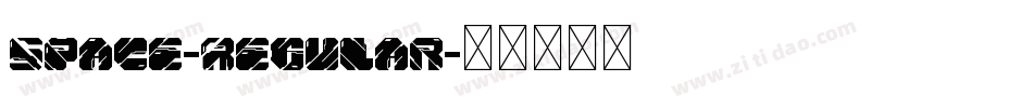 Space-Regular字体转换