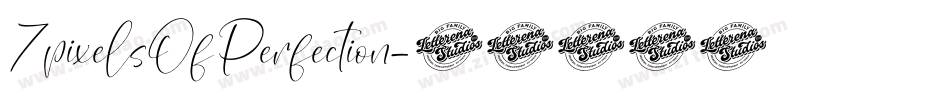 7pixelsOfPerfection字体转换