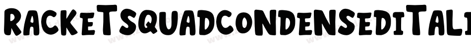 RacketSquadCondensedItalic-1BAe字体转换