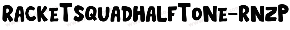 RacketSquadHalftone-rnZp字体转换