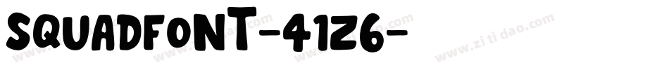 SquadFont-41z6字体转换