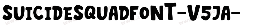 SuicideSquadFont-v5jA字体转换