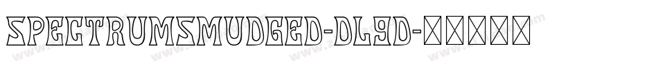 SpectrumSmudged-DL9D字体转换