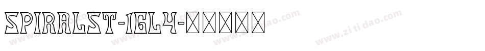 SpiralSt-1GL4字体转换