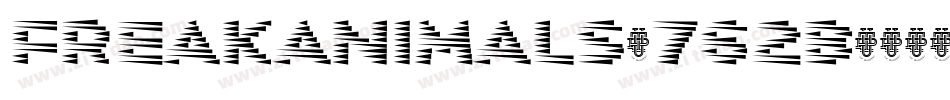 FreakAnimals-762B字体转换