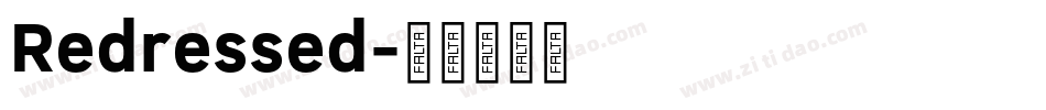 Redressed字体转换