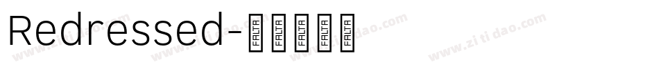 Redressed字体转换