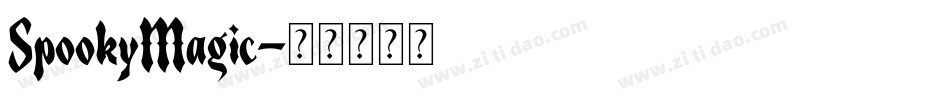 SpookyMagic字体转换