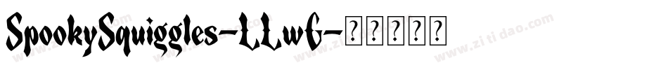 SpookySquiggles-LLwG字体转换