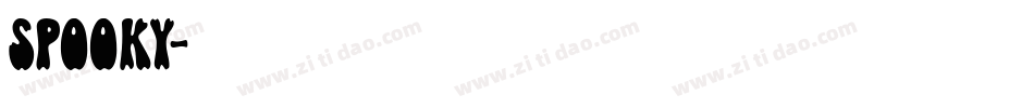 Spooky字体转换