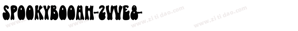 SpookyBooah-ZVVE8字体转换