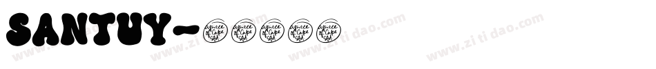 Santuy字体转换