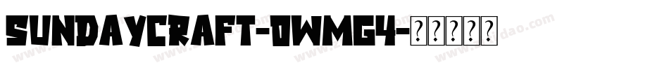SundayCraft-owMg4字体转换