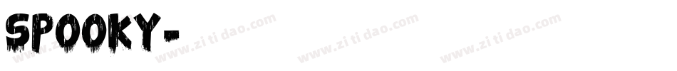 Spooky字体转换